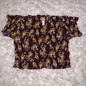 Floral Crop Top